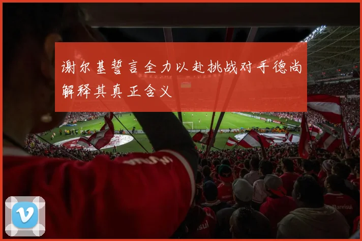 谢尔基誓言全力以赴挑战对手德尚解释其真正含义